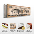 Family Farms Pumpkin Patch Sign II by Tailored Canvases