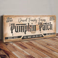 Family Farms Pumpkin Patch Sign II by Tailored Canvases