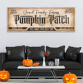 Family Farms Pumpkin Patch Sign II by Tailored Canvases