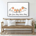 Family Flock of Birds Sign by Tailored Canvases