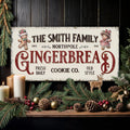 Family Gingerbread Bakery Christmas Sign by Tailored Canvases