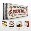 Family Gingerbread Bakery Christmas Sign by Tailored Canvases