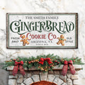 Family Gingerbread Bakery Christmas Sign II by Tailored Canvases