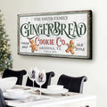 Family Gingerbread Bakery Christmas Sign II by Tailored Canvases