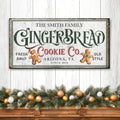 Family Gingerbread Bakery Christmas Sign II by Tailored Canvases