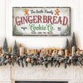 Family Gingerbread Bakery Christmas Sign III by Tailored Canvases
