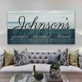 Family Grateful Sign III by Tailored Canvases
