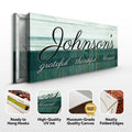 Family Grateful Sign III by Tailored Canvases