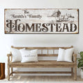 Family Homestead Sign II by Tailored Canvases