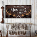 Family Hunting Camp Sign by Tailored Canvases