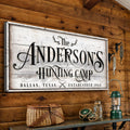 Family Hunting Camp Sign II by Tailored Canvases
