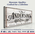 Family Hunting Camp Sign II by Tailored Canvases