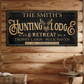 Family Hunting Lodge Retreat Sign by Tailored Canvases
