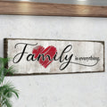 Family Is Everything Sign III by Tailored Canvases