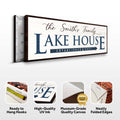 Family Lake House Arrow Sign III by Tailored Canvases