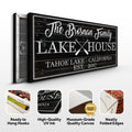 Family Lake House Paddle Sign II by Tailored Canvases