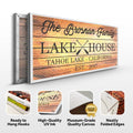 Family Lake House Paddle Sign III by Tailored Canvases