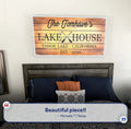 Family Lake House Paddle Sign III by Tailored Canvases