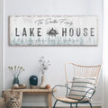 Family Lake House Sign II by Tailored Canvases