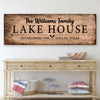 Family Lake House Sign VI