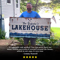 Family Lake House Vintage Sign by Tailored Canvases
