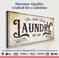 Family Laundry Sign II by Tailored Canvases
