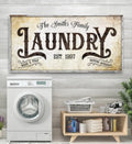 Family Laundry Sign II by Tailored Canvases