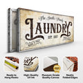 Family Laundry Sign II by Tailored Canvases