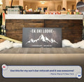 Family Mountain Home Sign II by Tailored Canvases