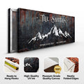 Family Mountain Home Sign III by Tailored Canvases
