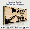 Family Mountain Sign II by Tailored Canvases