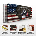 Family Name Sign - American Horse Wall Art by Tailored Canvases