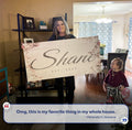 Family Name Sign by Tailored Canvases