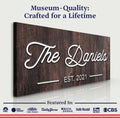 Family Name Sign IV by Tailored Canvases