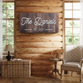 Family Name Sign IV by Tailored Canvases