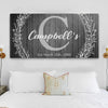 Family Name Sign - Monogram Sign