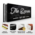 Family Name Sign V by Tailored Canvases