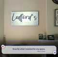Family Name Sign V by Tailored Canvases