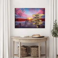 Family Name Sunset Sign by Tailored Canvases