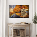 Family Names Autumn Road Sign by Tailored Canvases