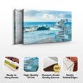 Family Names Beach Sign by Tailored Canvases