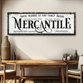 Family Owned Mercantile Sign by Tailored Canvases