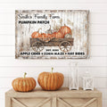Family Pick Your Own Pumpkin Patch Sign II by Tailored Canvases