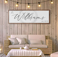Family Sign by Tailored Canvases