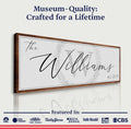 Family Sign by Tailored Canvases