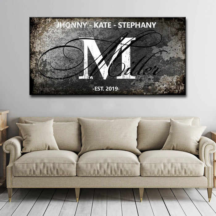Family Sign XVIII by Tailored Canvases