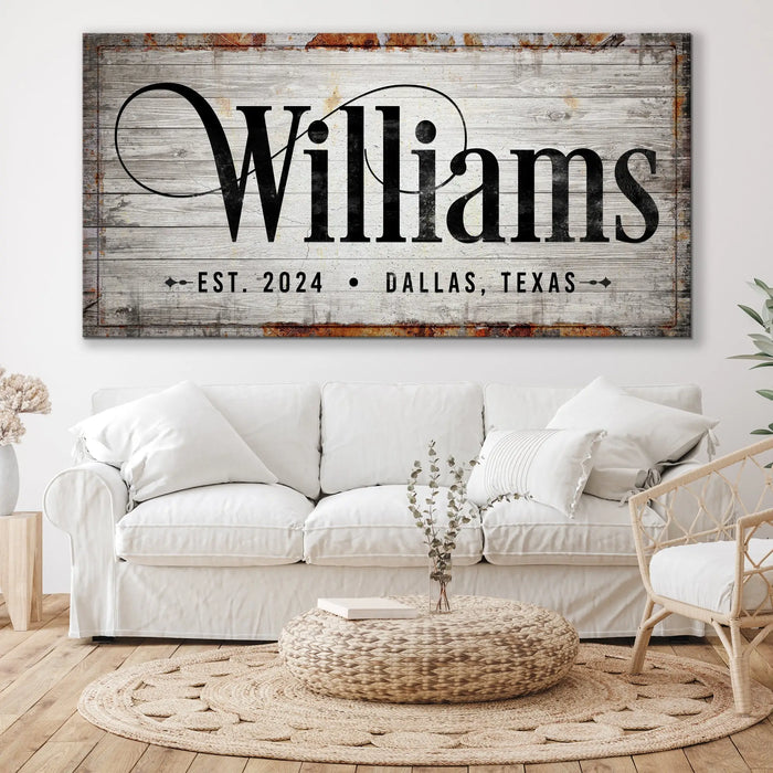 Family Sign XXIV by Tailored Canvases