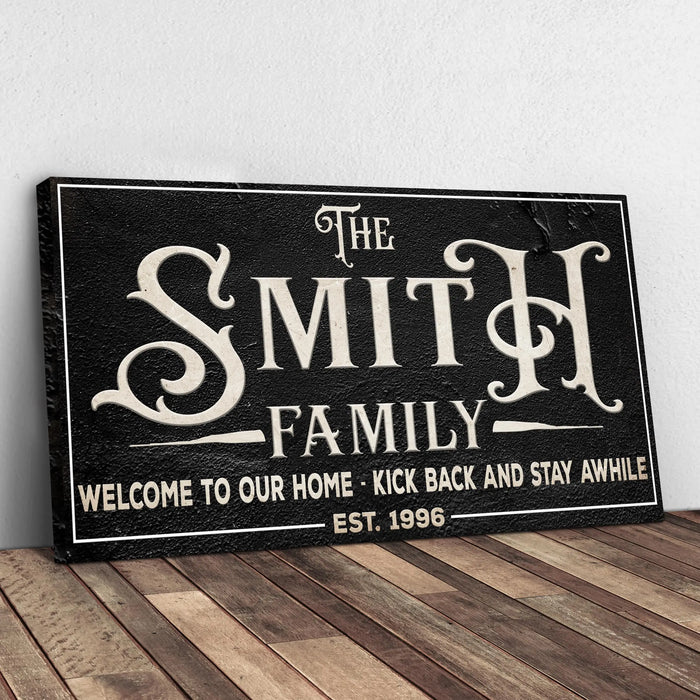 Family Sign XXV by Tailored Canvases
