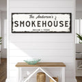 Family Smokehouse Sign by Tailored Canvases