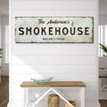 Family Smokehouse Sign by Tailored Canvases